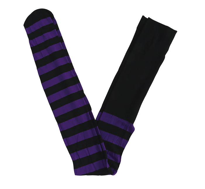 Lila strumpbyxor Randiga