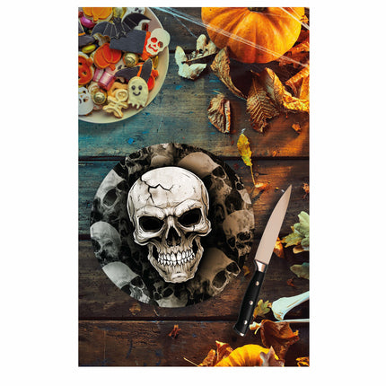 Halloween-tallrikar Skelett 23cm