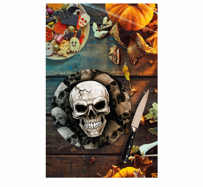 Halloween-tallrikar Skelett 23cm