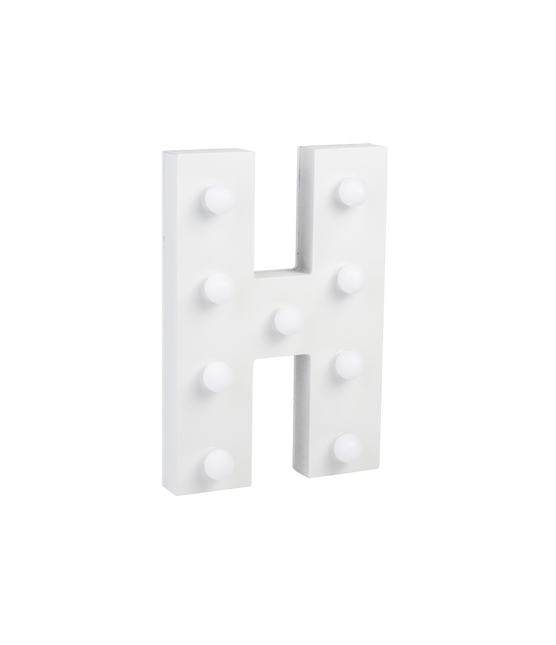 H Ljus bokstav 16,5 cm