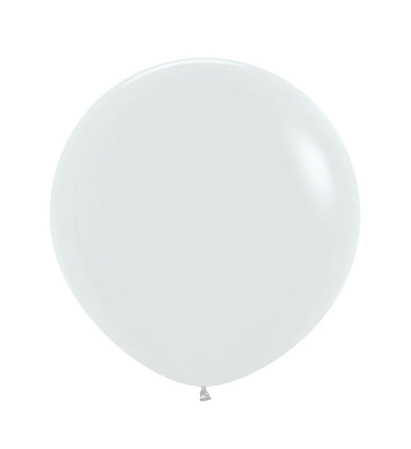 Ballonger Vit 61cm 10st