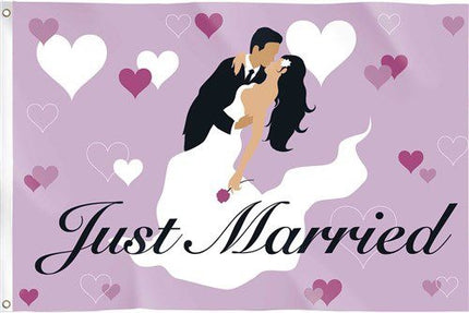 Bröllop Gavel Flagga 90cm