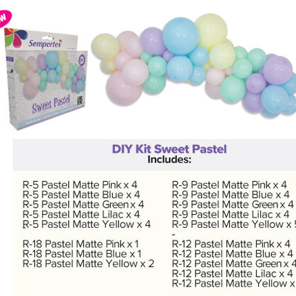 Ballonger DIY Ballongkit Sweet Pastel