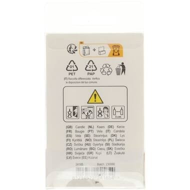 Ljus Colourblock Figur 60