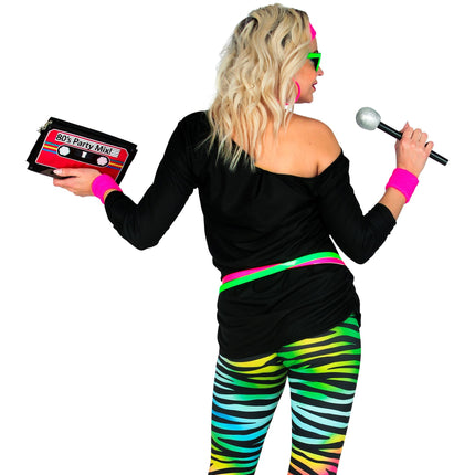 Neon 80S Skjorta Dam