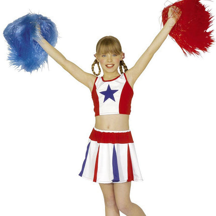 Cheerleader Pompom Blå