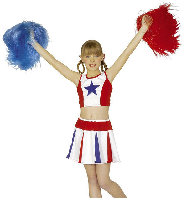 Cheerleader Pompom Blå
