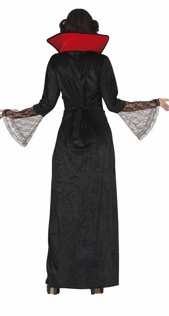 Vampyr Halloween Kostym Dam Röd
