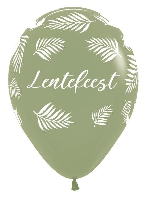 Ballonger Vårfestival Palmer Eukalyptus 30cm 25st