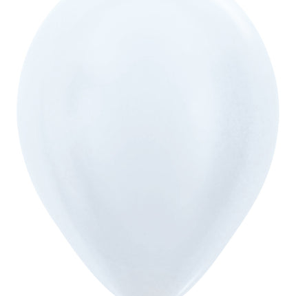 Ballonger Pärlvit 30cm 12st