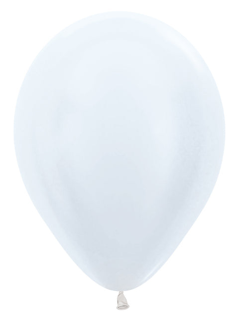 Ballonger Pärlvit 30cm 12st