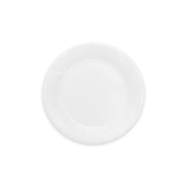 Vita Tallrikar Papper 18cm 8st