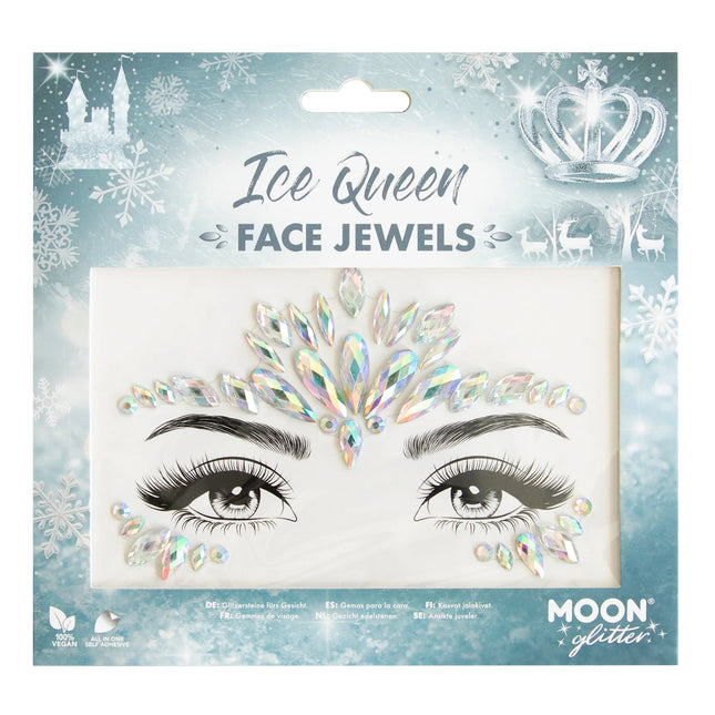 Moon Glitter Face Jewels Isdrottning