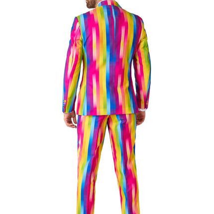 Regnbågsrandig kostym herr <tc>OppoSuits</tc>