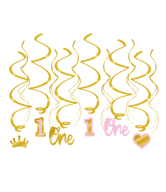 1 år Hängande dekoration flicka 70cm