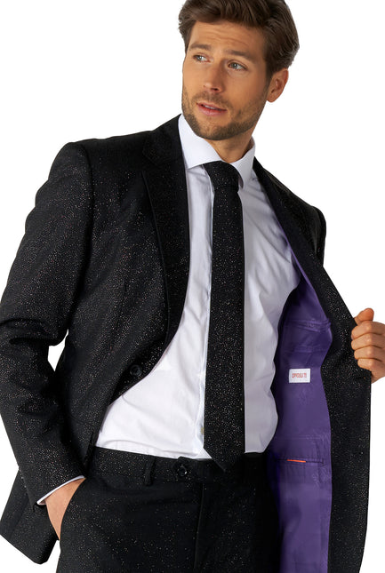 Svart kostym Glitter