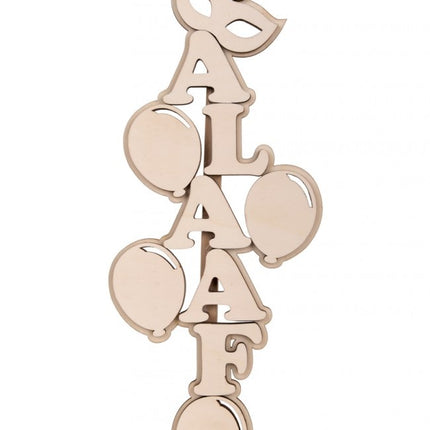 Deco Alaaf Trä 50cm På Pinne