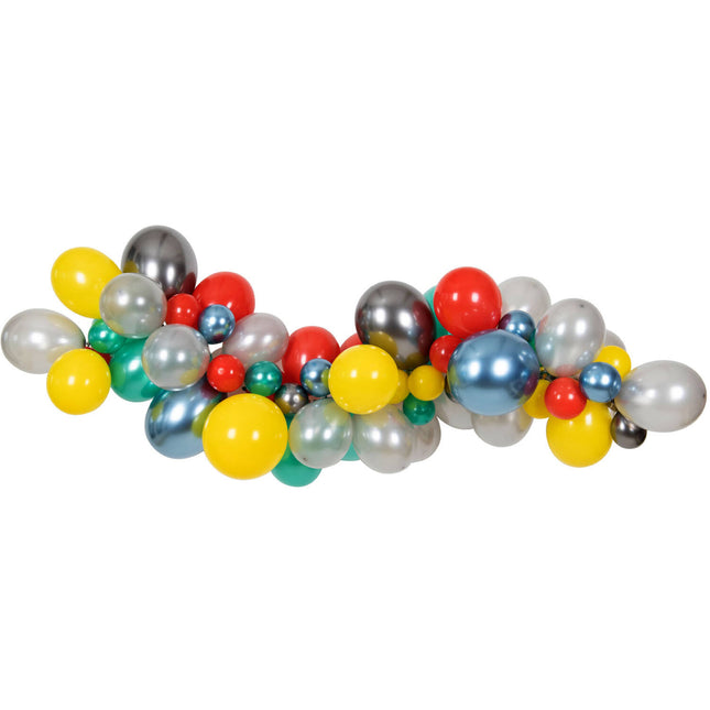 Färgad ballongbåge Monster