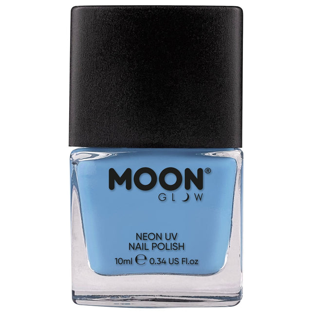 Moon Glow Pastel Neon UV Nagellack Pastellblått 14ml