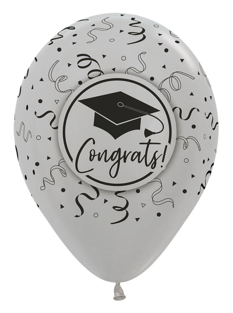 Ballonger Congrats Graduation Mix 30cm 25st