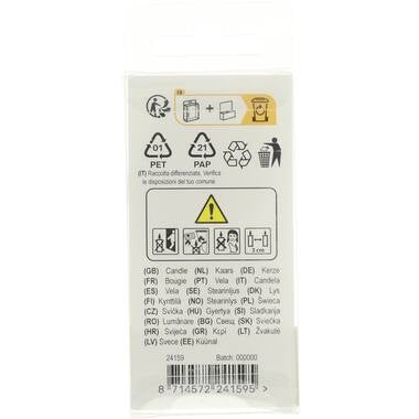 Stearinljus Simply Chic Guld Figur 9