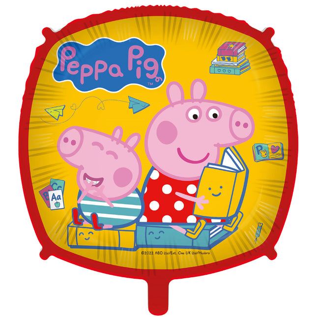 Peppa Pig Helium Ballong Fyrkantig Tom 46cm