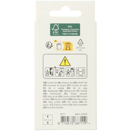 Ljus för grattis på födelsedagen