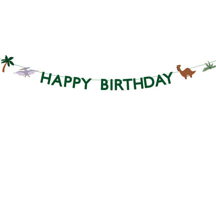 Grattis på födelsedagen Letterslinger Dinosaurie