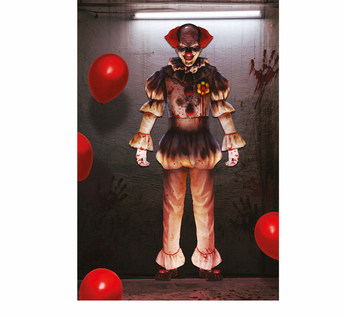 Halloween Docka Clown 1,8m