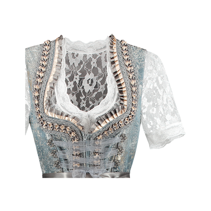 Guld Silver Dirndlklänning Oktoberfest Ladies 2 delar