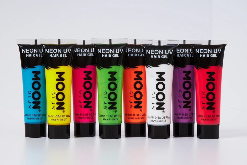 Moon Glow Neon UV Hårgel Intensiv Lila 20ml