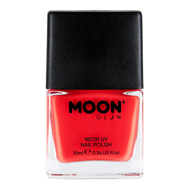 Moon Glow Intense Neon UV Nagellack Intense Röd 14ml