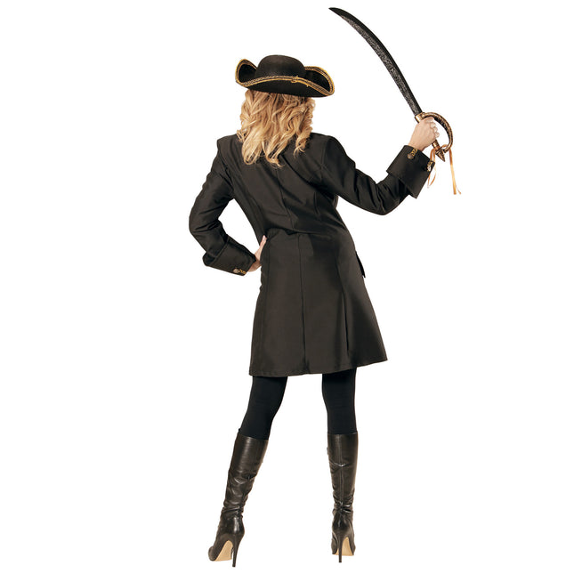 Piratjacka Svart Dam