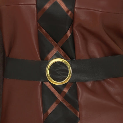 Vikingadräkt Brun Dam