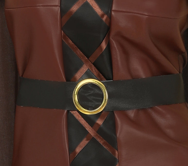 Vikingadräkt Brun Dam