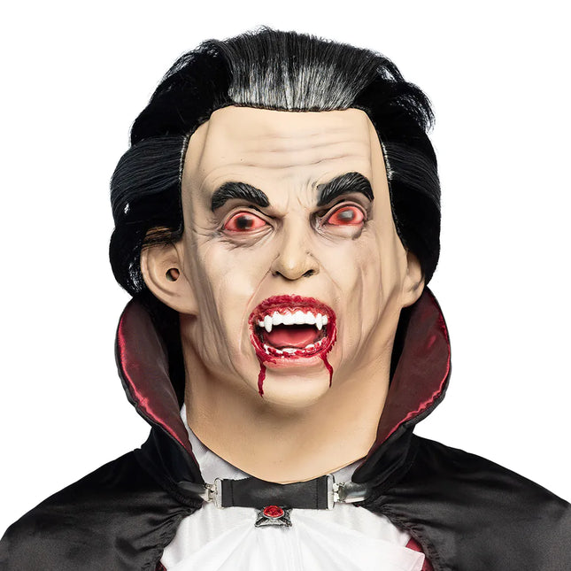 Halloween Mask Vampyr Med Blod
