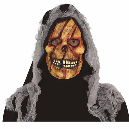 Gul Halloween Mask Skelett