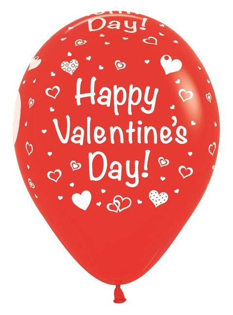 Ballonger Happy Valentines Day Mix 30cm 25st