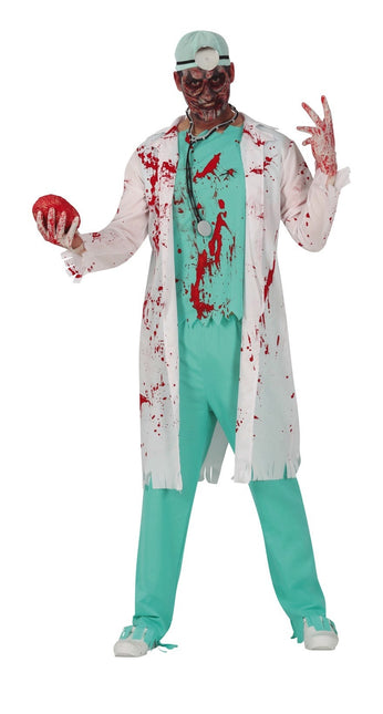 Doctor Zombie Halloween Kostym Herr