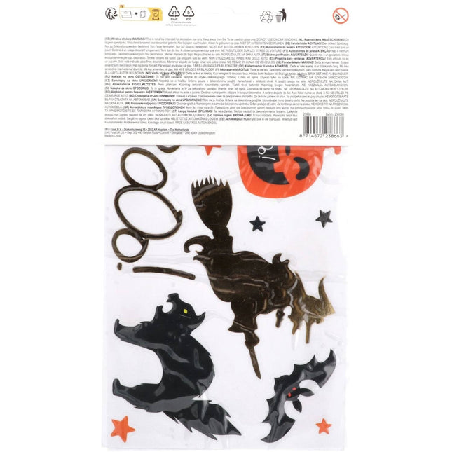 Fönsterklistermärken Halloween Characters