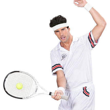 Vita svettband 2 delar