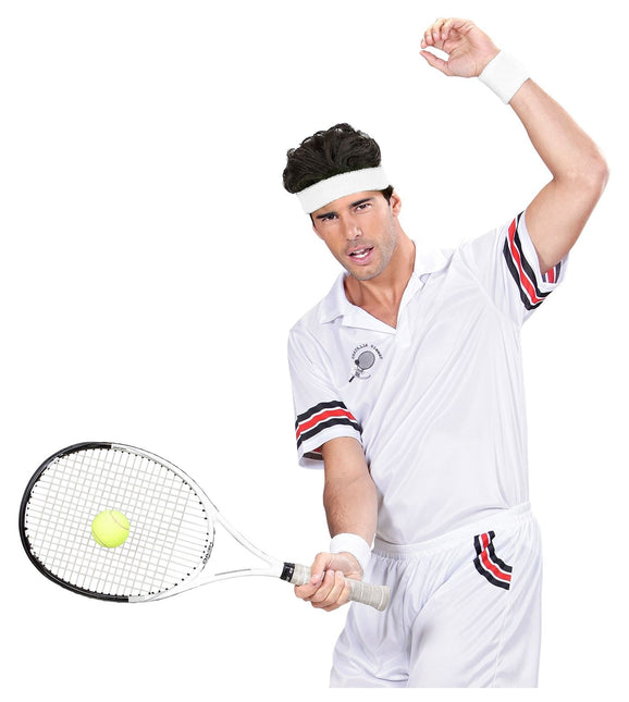 Vita svettband 2 delar