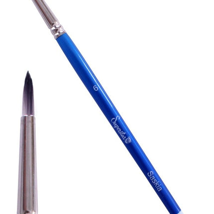 Blå Schminkborste Blomma nr 6