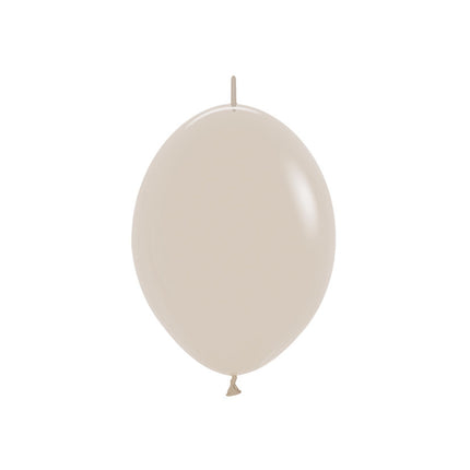 Ballonger Vit Sand 15cm 50st