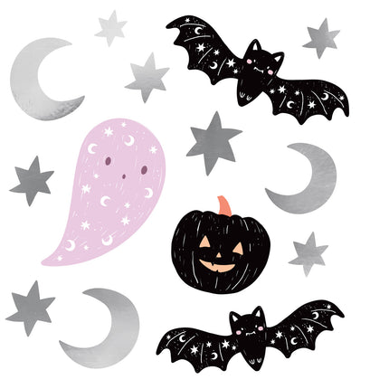 Halloween-stickers 4st