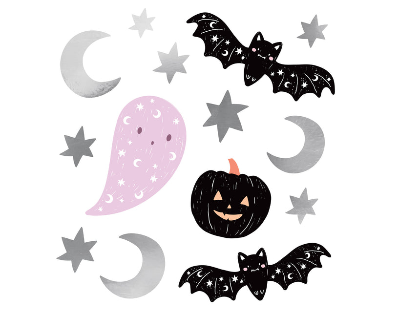 Halloween-stickers 4st