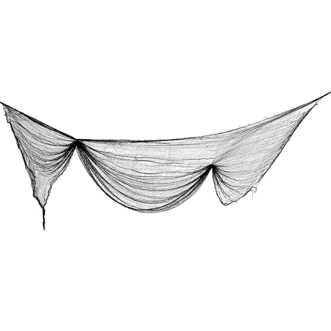 Halloween svart klänning 1,83m