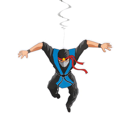 Ninja Hängande Dekoration 85cm 2st