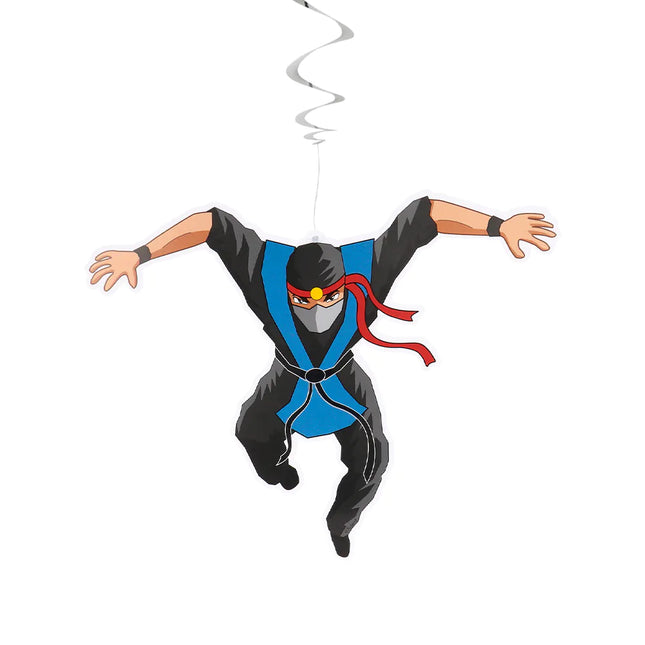 Ninja Hängande Dekoration 85cm 2st