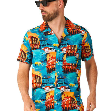 IT Kortärmad skjorta för män <tc>OppoSuits</tc>